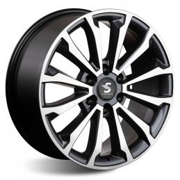 КиК КР006 (20_ Chevrolet Tahoe IV) 8.5x20 PCD6x139.7 ET27 DIA 77.9  Diamond Black Gris